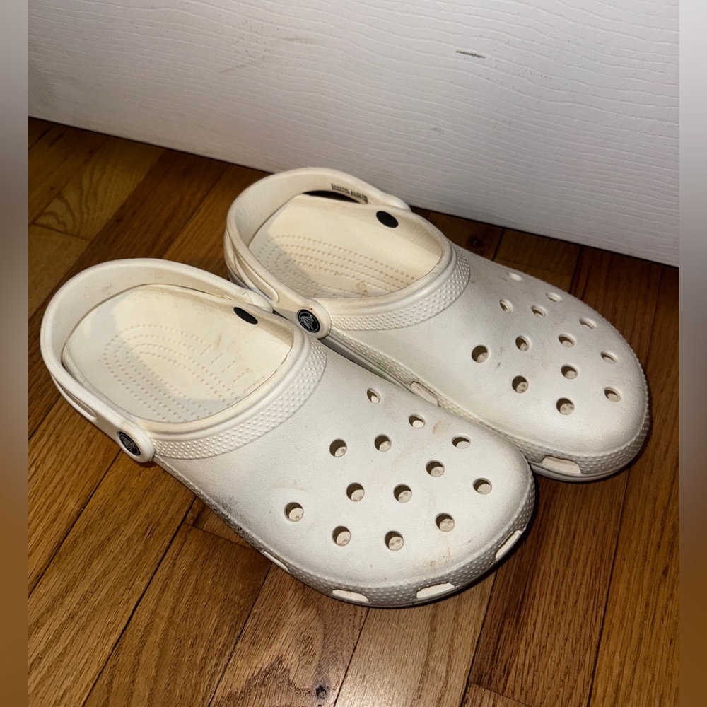 White Crocs